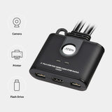 EAN 4710469341304 - ATEN CS22HF interruptor KVM Negro imagen 2