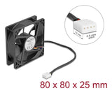 EAN 4043619672967 - DeLOCK 67296 sistema de refrigeración para ordenador Carcasa del ordenador Ventilador 8 cm Negro 1 pieza( imagen 3