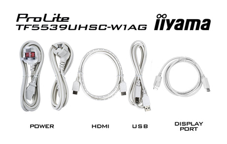 EAN 4948570118076 - iiyama TF5539UHSC-W1AG pantalla de señalización 139,7 cm (55") LED 500 cd / m² 4K Ultra HD Blanco Pantall imagen 19