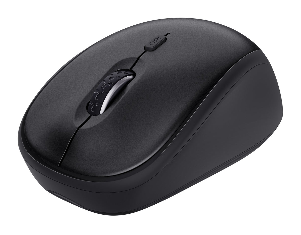 Teclado Trust Ody Ii De Membrana Inalámbrico Con Ratón Incluido Y Perfil Bajo