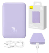 EAN 6932172626099 - Baseus PPCX110105 batería externa Polímero de litio 10000 mAh Cargador inalámbrico Púrpura imagen 11