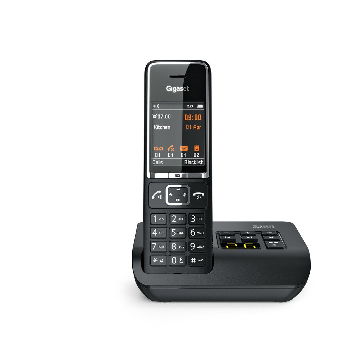 EAN 4250366866109 - Gigaset COMFORT 550A Teléfono DECT/analógico Identificador de llamadas Negro imagen 11