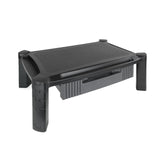 Tooq Soporte Elevador Con Cajon Para Monitor O Portatil - Regulable En Altura - Peso Max 10kg - Negro