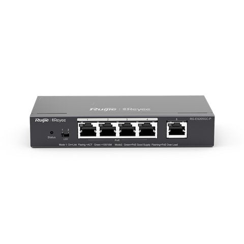 Switch Ruijie Reyee Rg-Es205gc-P Gigalan 5p Cloud Poe