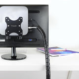 Nanocable Organizador De Cables Flexible 25mm - Longitud 3m - Negro