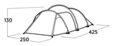 EAN 5709388144621 - Easy Camp Hemsedal 4 Verde Tienda tipo túnel imagen 5