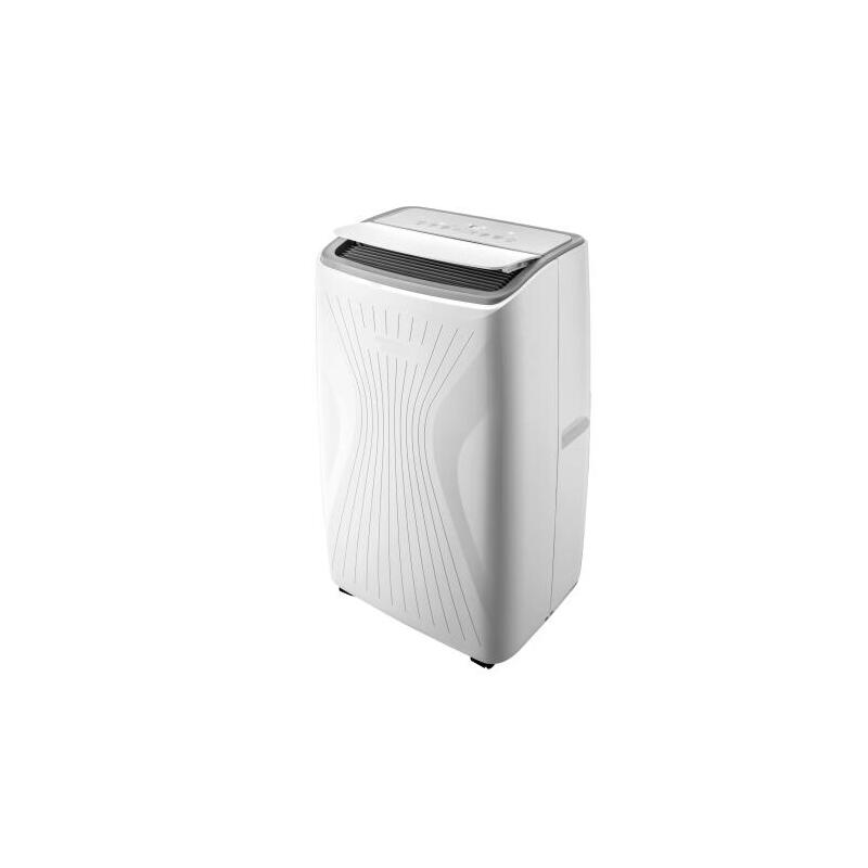 Abrila Flurry Portátil Doméstico 3 Velocidades Motor Ac Con Ruedas 3000 Frigorías Blanco/Negro