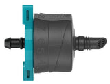 Gardena Micro-Drip-System Gotero Final Regulable 1-8 L/H, Autocompensante (Negro/Turquesa, 5 Piezas, Modelo 2023) 13304-20