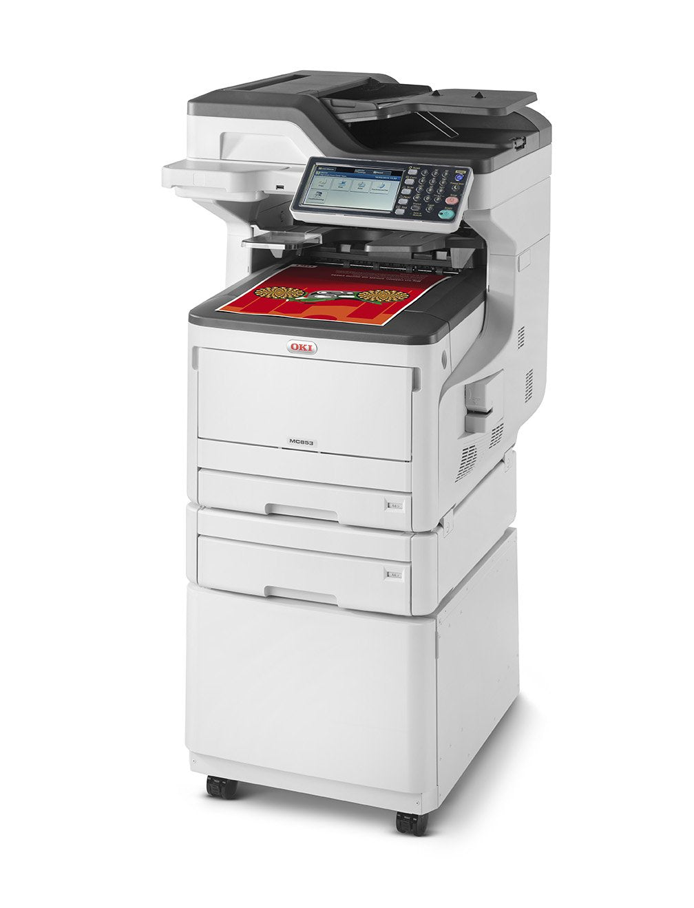 Impresora Oki Multifuncion Mc853dnct Fax Ethernet Mc853dnct Led 1200 X 600 Dpi 23 Ppm A3