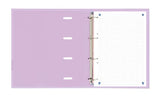 Oxford Carpeta Anillas Ebinder 4x25mm Live&Go Polyfoam C/Recambio A5+ Dots Pastel