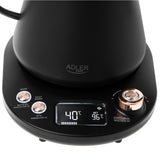 EAN 5905575902535 - Adler AD 1349 tetera eléctrica 1 L 1100 W Negro, Oro imagen 6