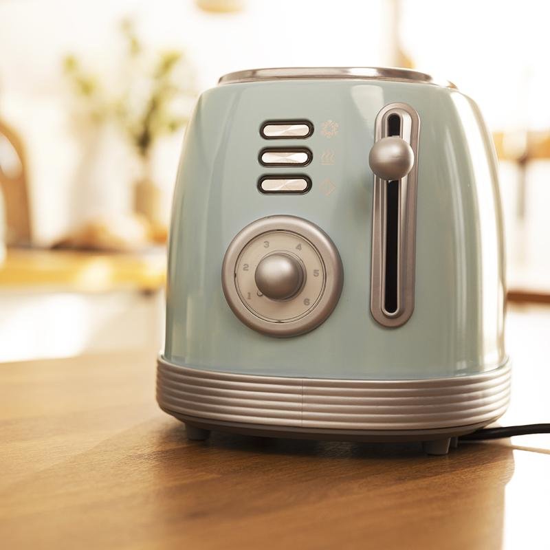 Tostadora Vertical Cecotec Toas Tand Taste 800 Vintage Light Blue