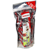 Tacos Duopower Bigpack Ø8 X 40 Mm, Bolsa 120 Uds