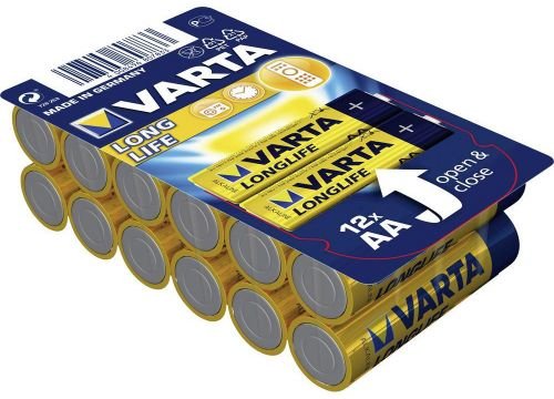 Varta Pilas Alcalinas Mignon, Aa, Lr06, 1.5v Pack 12 Pcs