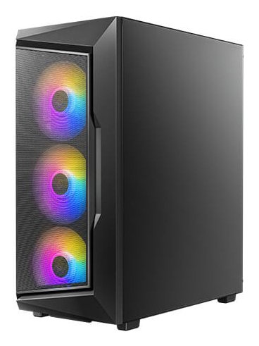 Caja Pc Gaming Antec Ax61 Elite Matx 2xusb 2.0 Sin Fte Negro Argb