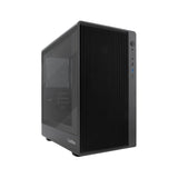 Coolbox Caja Microatx Gm350 Darkface Gpu Max 315mm Cristal Templado Liquida 240mm Usb-C Negra