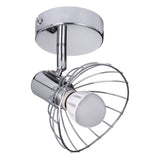 Activejet Gizel Aplique De Techo Simple Cromo E14 Foco Para Salón