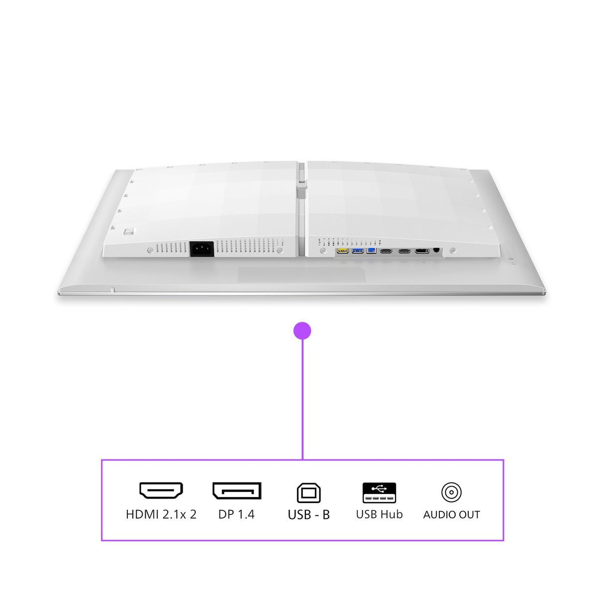 EAN 8712581806309 - Philips Evnia 8000 27M2N8500/00 pantalla para PC 67,3 cm (26.5") 2560 x 1440 Pixeles Quad HD QD-OLED Blan imagen 4