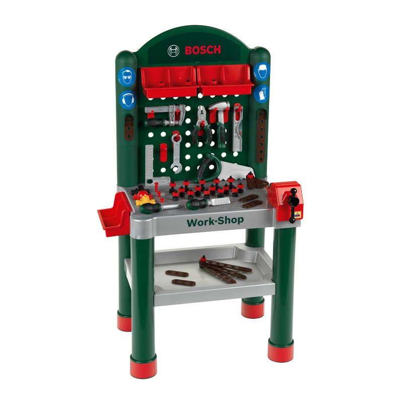 Mesa De Herramientas De Jugar Klein Taller Bosch 79 Piezas