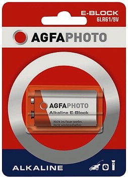 Agfaphoto 6lr61 Batería De Un Solo Uso Alcalino