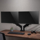 Brazo Doble Para Monitor Lcd Montaje En Mesa Platzsparend Springfeder 6 Articulaciones