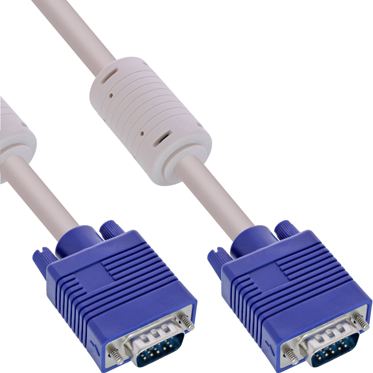Inline S-Vga Cable 15 Hd Gris Macho A Macho 15m