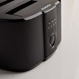 Axagon Estación De Acoplamiento Dual Adsa-St, Usb 3.0, 2x 2.5"/3.5" Ssd/Hdd, Sata 6 - Negro