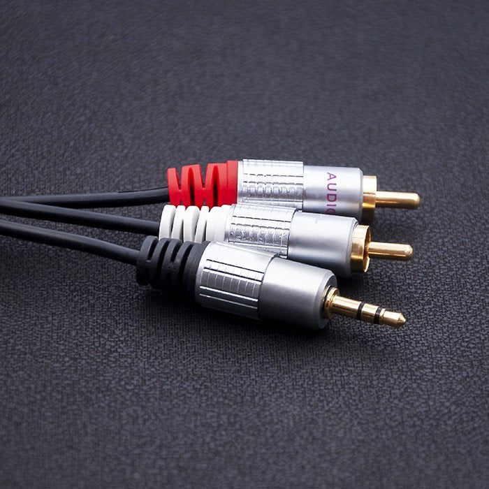 EAN 5901878523392 - Qoltec 52339 cable de audio 1 m 2 x RCA 3,5mm Negro imagen 2