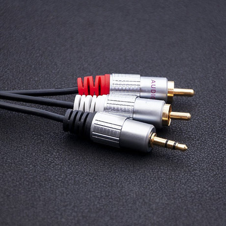 EAN 5901878523408 - Qoltec 52340 cable de audio 2 m 2 x RCA 3,5mm Negro imagen 2
