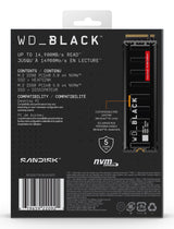 EAN 0619659220921 - SanDisk Black WD_BLACK SN8100 NVMe 2 TB M.2 PCI Express 5.0 TLC 3D NAND imagen 8