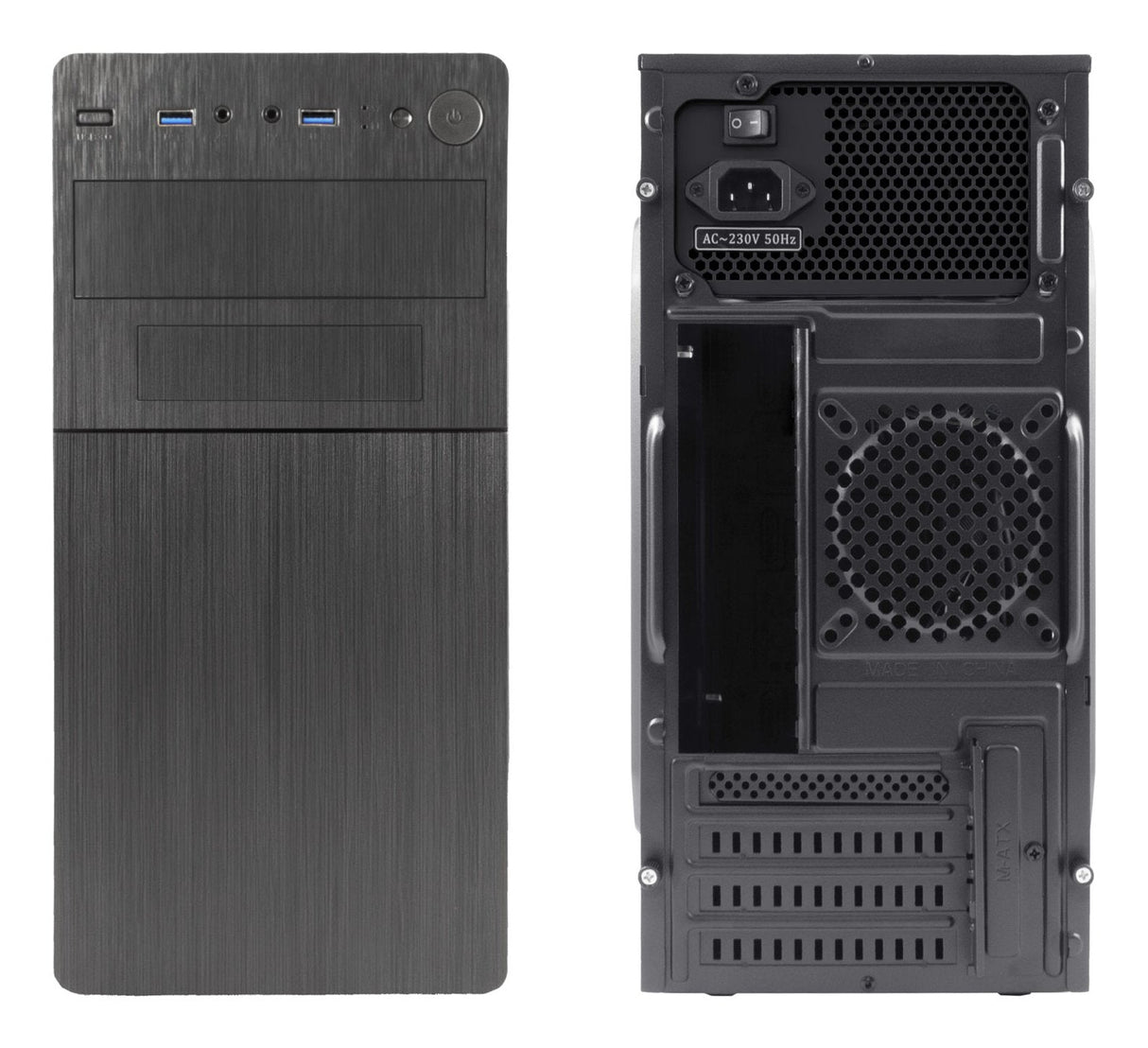 Caja Pc Pccase Mpc28 Micro Atx 2 X Usb 3.0 Negro Fuente Ep500