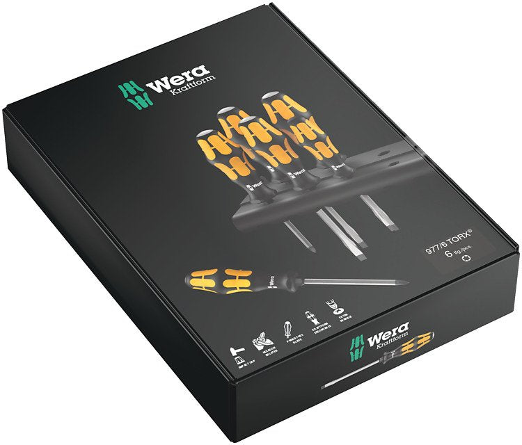 Wera 05024410001 Destornillador Manual Juego Destornillador Plano