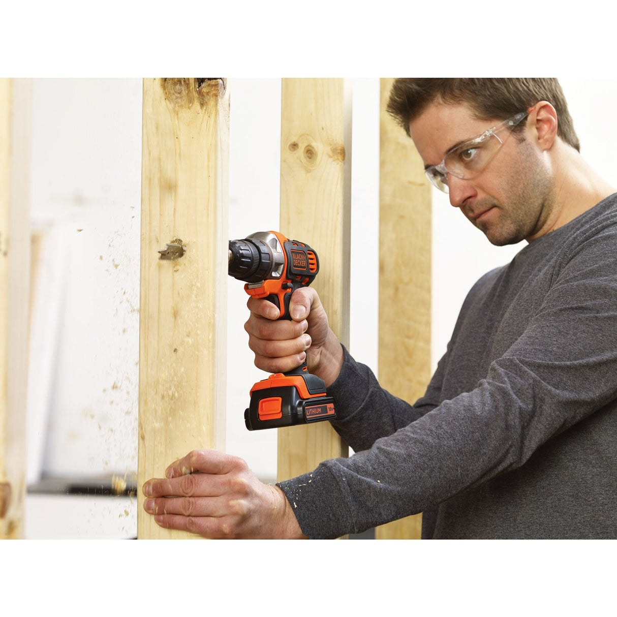 Taladro Black+Decker Mt218k-Qw 1,46 Kg Negro, Naranja, Taladro/Destornillador Negro/Naranja, Batería, Ión De Litio, 18 V, 1,46 Kg