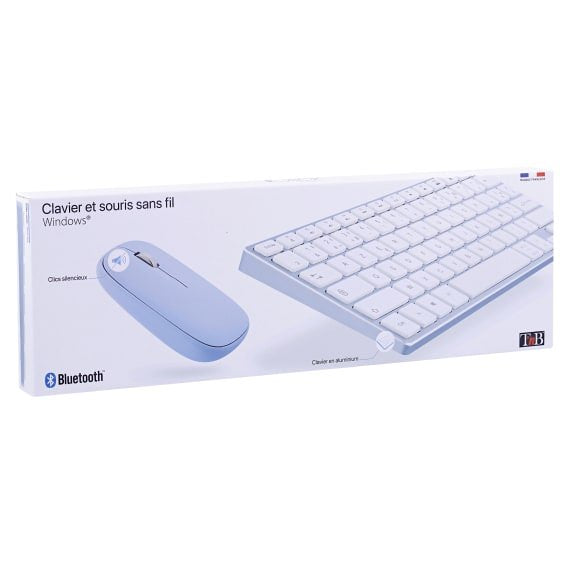 Pack 2en1 (Teclado/Ratón) Inalámbrico T Nb Iclick (Azul)