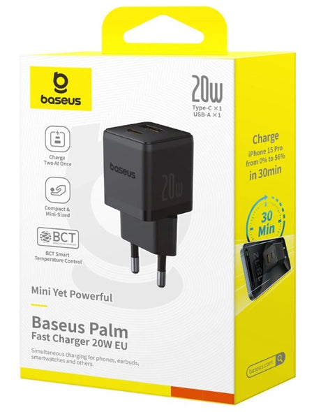 EAN 6932172672737 - Baseus Palm Universal Negro Corriente alterna Carga rápida Interior imagen 4