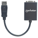 EAN 0766623151962 - Manhattan 151962 adaptador de cable de vídeo 0,15 m DisplayPort VGA (D-Sub) Negro imagen 4
