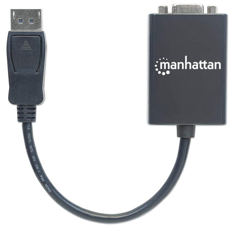 EAN 0766623151962 - Manhattan 151962 adaptador de cable de vídeo 0,15 m DisplayPort VGA (D-Sub) Negro imagen 4