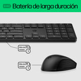 EAN 0196188141182 - HP 650 Wireless Keyboard and Mouse Combo Black teclado Ratón incluido Hogar RF inalámbrico Negro imagen 6