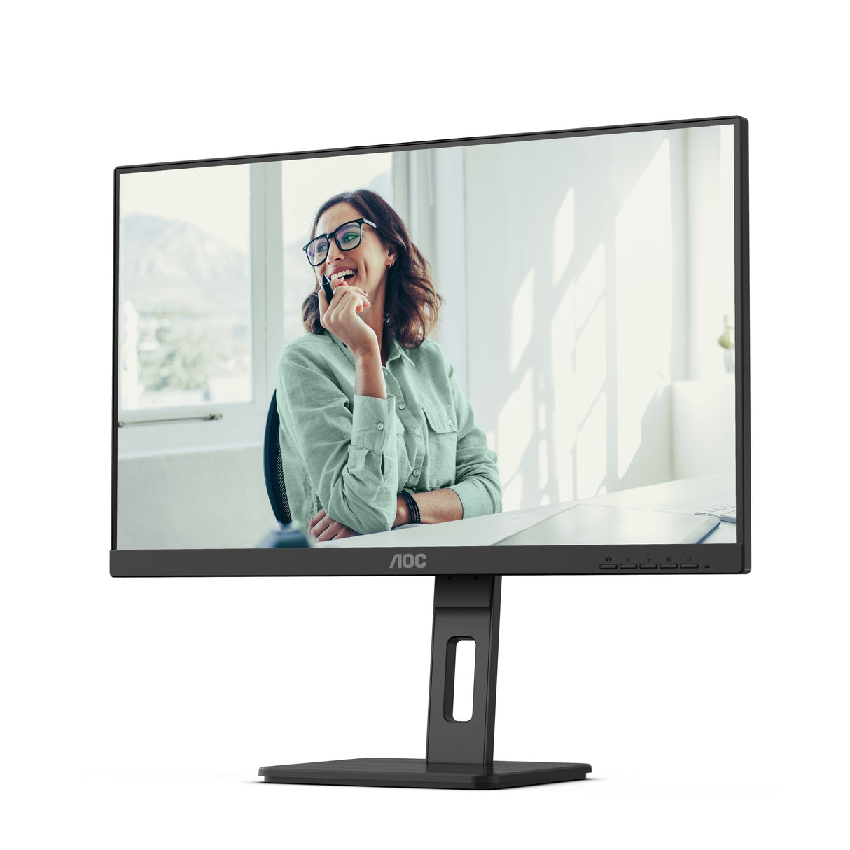 Monitor Aoc 24p3cv 23.8" Ips Tft 1920x1080 Hdmi Dp Usb Black