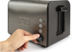 EAN 8432406600065 - Black & Decker BXTO900E tostadora 7 2 rebanada(s) 900 W Negro, Acero inoxidable imagen 4