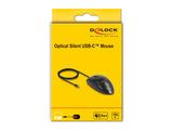 Delock 12114 Ratón Usb Type-C Óptico - Silencioso
