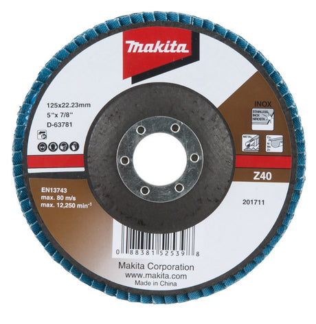 EAN 0088381525398 - Makita D-63781 accesorio para amoladora angular Disco de desbaste imagen 1