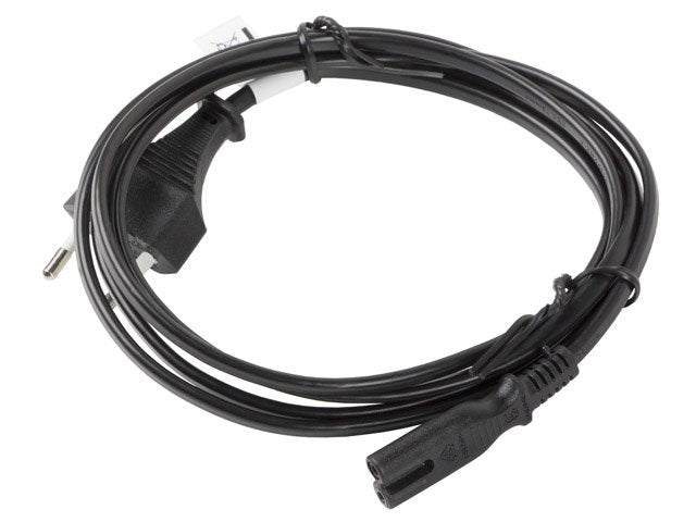 Lanberg Cable De Alimentacion Ca-C7ca-11cc-0018-Bk Conectores Cee 7/16 / Iec320 C7 1.8 Metros