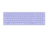 Teclado Rapoo Wireless Y Bluetooth E9700m Portugues 2.4ghz Bt 3.0 5.0 Diseã±O Ultrafino Bateria Purple Base Aluminio Multi Mod