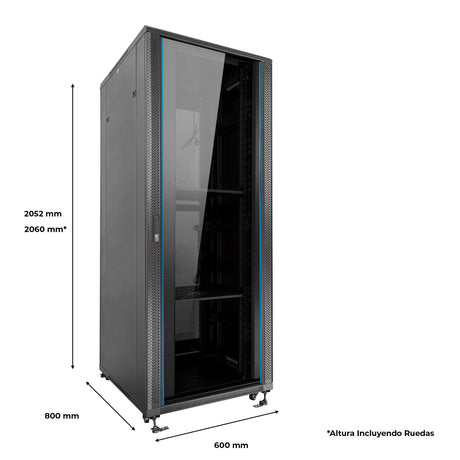 EAN 6940533543879 - aiten data AI6842 Rack o bastidor independiente Negro imagen 12