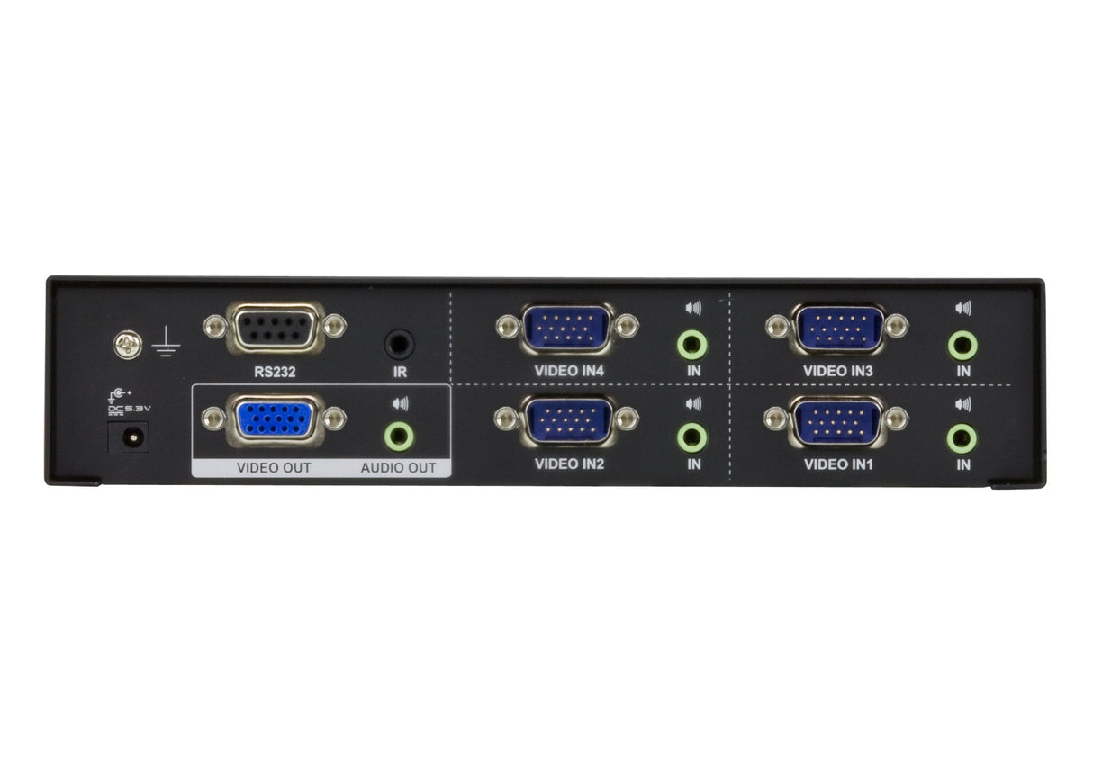 4-Port Vga Audio/Video Switch