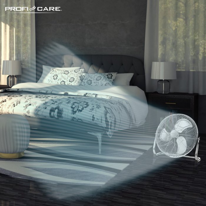 Ventilador De Suelo Proficare Pc-Vl 3066 Acero Inoxidable