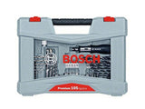 Bosch Home Improvement & Garden Premium X-Line Juego De Taladro Y Destornillador, 105 Piezas, Juego De Broca Y Broca Verde, 105 Piezas 2608p00236