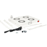 Dachluftereinheit 48,26cm 19pulgadas 4 Lufter Termostato Gris