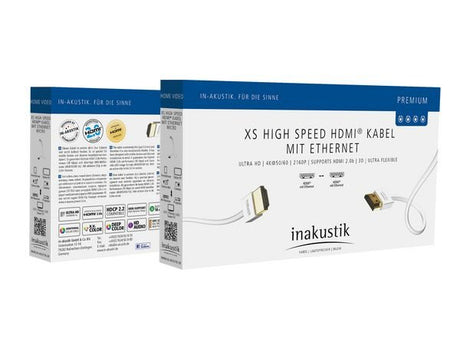 EAN 4001985045327 - Inakustik 004246830 cable HDMI 3 m HDMI tipo A (Estándar) Blanco imagen 2